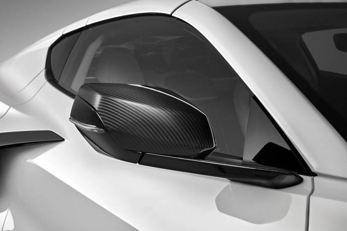 GM (General Motors) - 84921127 - 2020+ Corvette Visible Carbon Fiber Mirror Caps