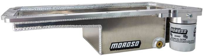 Moroso Performance - Oil Pan, GM LS, Aluminum, C6 Corvette, LS Miata Swap Moroso 21172