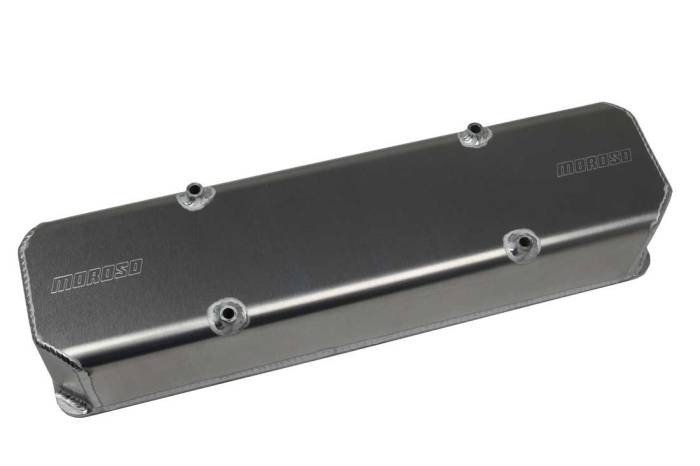 Moroso Performance - Valve Cover, SBC MBE 10 And 13 Degree, Fabricated Aluminum with Billet Rail Moroso 68321