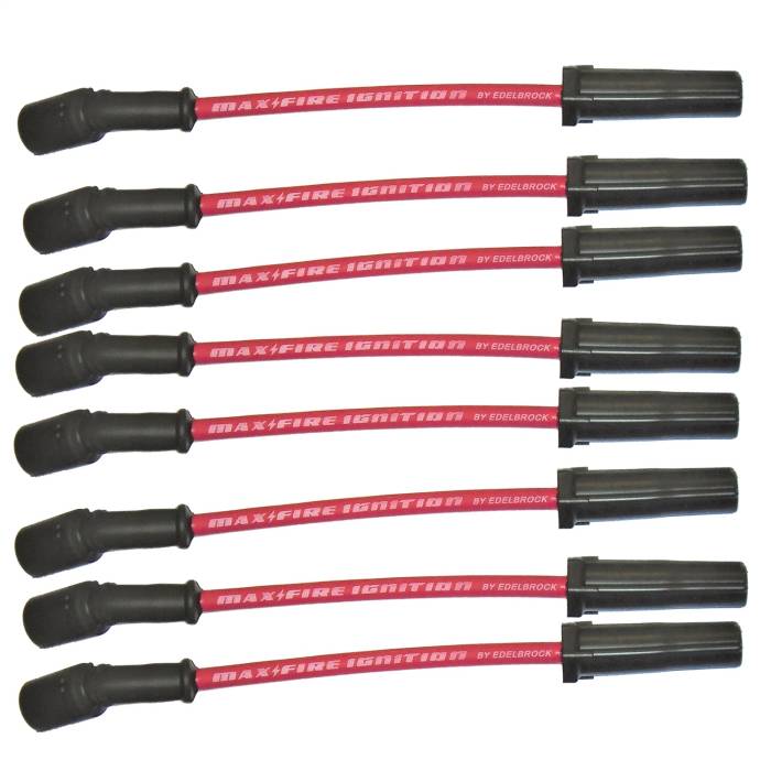 Edelbrock - Edelbrock Max-Fire 8.5Mm High Performance Spark Plug Wires Without Heat Shields 22717