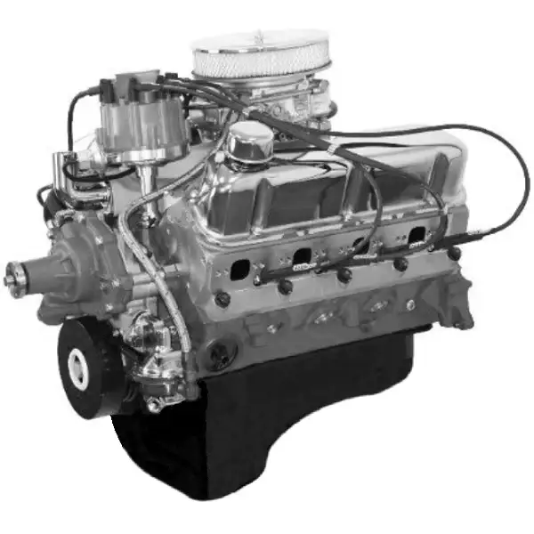 BluePrint Engines - BP302CTCD BluePrint Engines Small Block Ford 302CI 361HP Deluxe Dressed Carbureted Aluminum Heads, Roller Cam, Front Sump Pan
