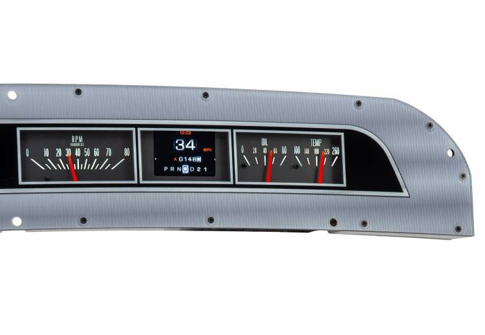 Dakota Digital - Dakota Digital RTX-64C-IMP - 1964 Chevy Impala RTX Instrument System *METRIC* custom build