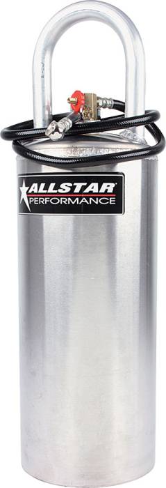 Allstar Performance - ALL10532 - Aluminum Air Tank, Vertical 7" x 24