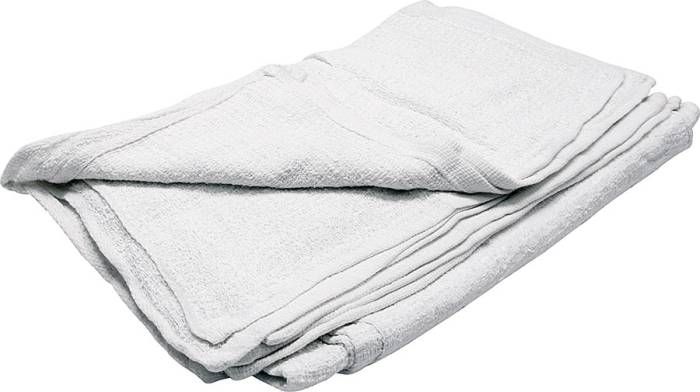 Allstar Performance - ALL12012 - Terry Towels White, 12 Count Bag