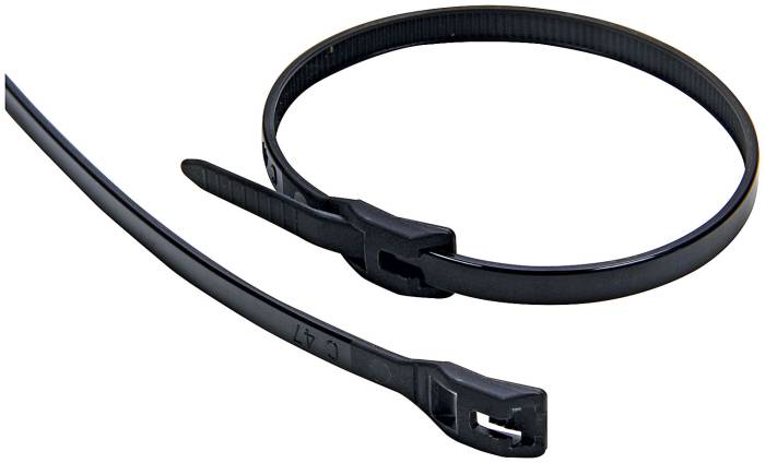 Allstar Performance - ALL14395 - Flush Fit Wire Ties Black 8 in