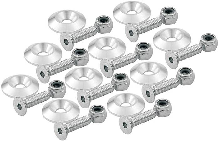 Allstar Performance - ALL18632 - Countersunk Bolt Kit 1/4" x 1", Cle