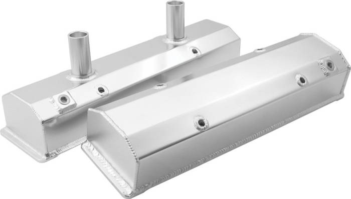 Allstar Performance - ALL26171 - SB Chevy Valve Covers, Standard Wit