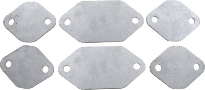 Allstar Performance - ALL34210 - Exhaust Block Off Plate Set SB Chev