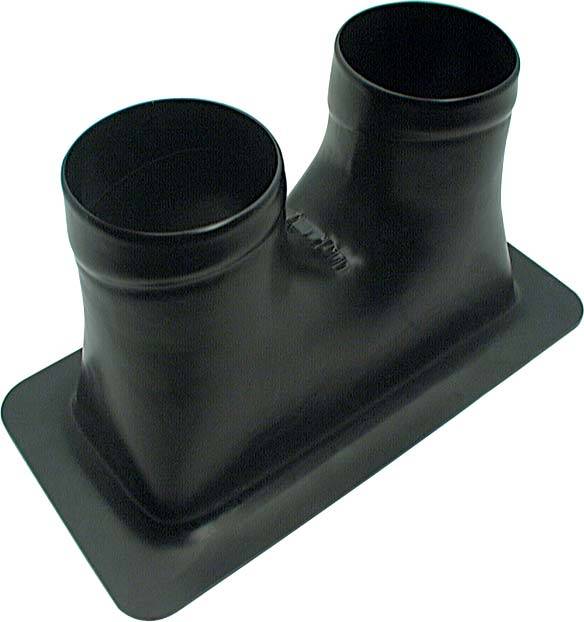 Allstar Performance - ALL42142 - Plastic Brake Duct, Double Hole, 5"