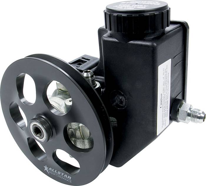 Allstar Performance - ALL48245 - Power Steering Pump With Pulley/Res