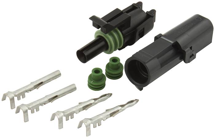 Allstar Performance - ALL76265 - Weather Pack Connector Kit 1-Pin
