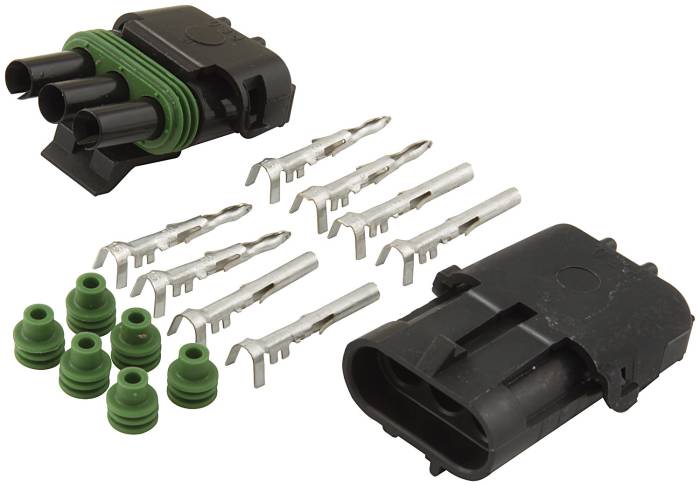 Allstar Performance - ALL76267 - Weather Pack Connector Kit 3-Pin
