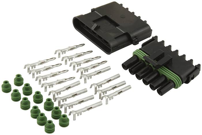 Allstar Performance - ALL76270 - Weather Pack Connector Kit 6-Pin