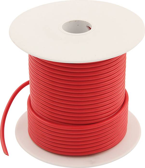 Allstar Performance - ALL76550 - Primary Wire, Red, 100' Spool, 14AW
