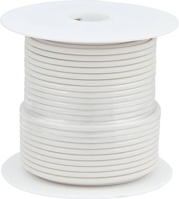 Allstar Performance - ALL76552 - Primary Wire, White, 100' Spool, 14