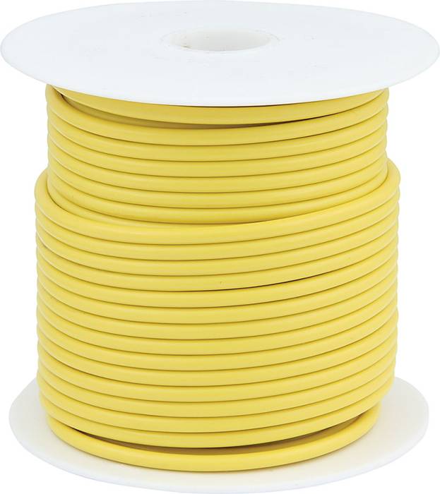 Allstar Performance - ALL76554 - Primary Wire, Yellow, 100' Spool, 1