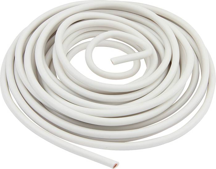 Allstar Performance - ALL76562 - Primary Wire, White, 12' Coil, 12AW