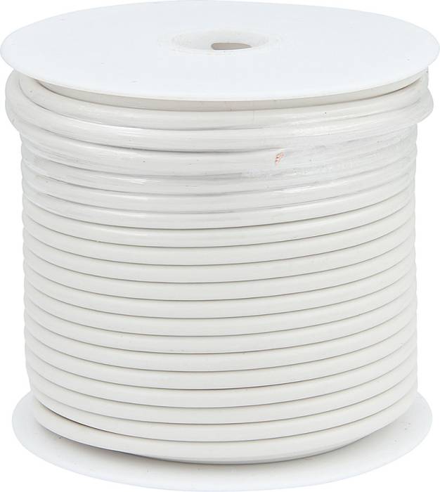 Allstar Performance - ALL76577 - Primary Wire, White, 75' Spool, 10A