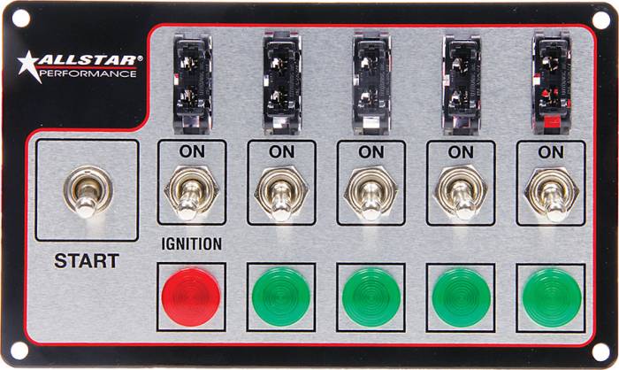 Allstar Performance - ALL80138 - Fused Switch Panel