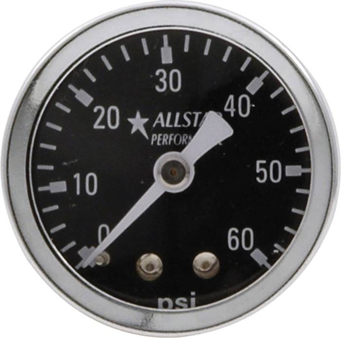 Allstar Performance - ALL80214 - 1.5" Gauge 0-60 PSI Dry Type