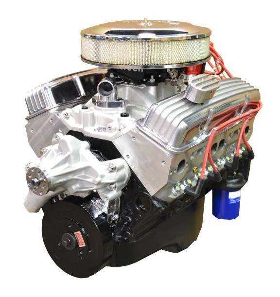 PACE Performance - Small Block Crate Engine by Pace Performance Fuel Injected 350CID 390HP Polished Finish BP3505CT-3FX