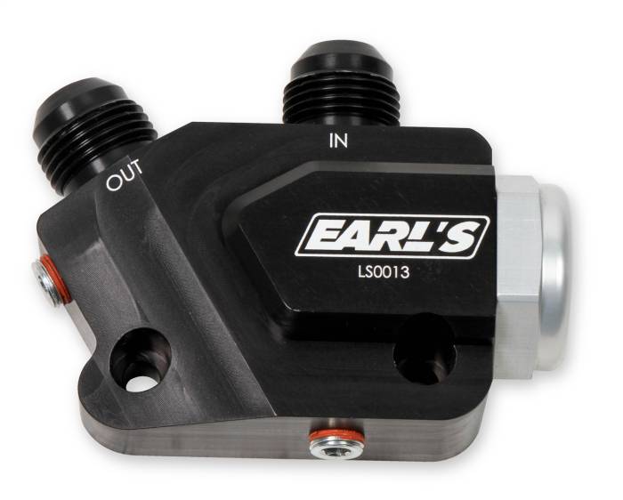 Earl's Performance - Earls Plumbing Engine Oil Cooler Adapter LS0013ERL