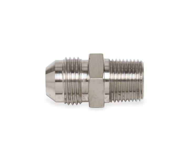 Earl's Performance - Earls Plumbing Straight Stainless Steel AN to NPT Adapter SS981644ERL