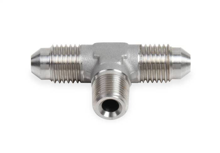 Earl's Performance - Earls Plumbing Stainless Steel AN to NPT Adapter Tee SS982503ERL