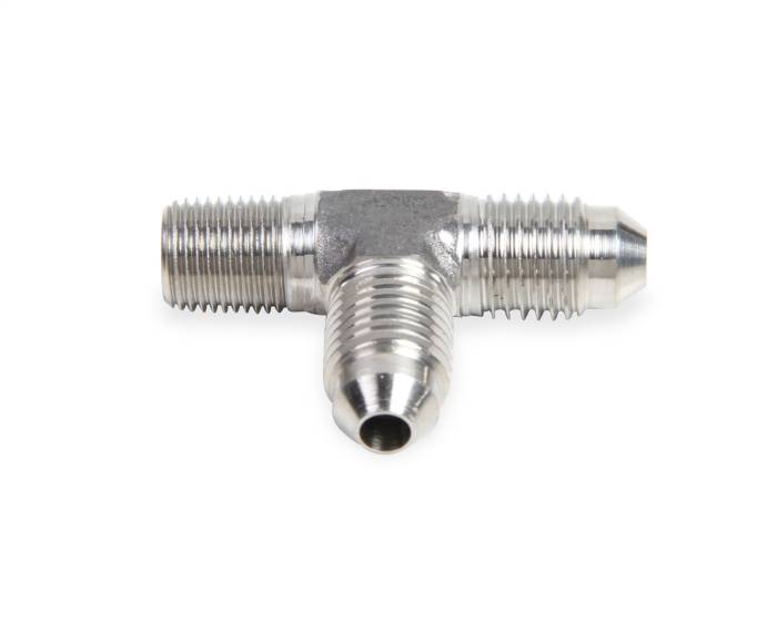 Earl's Performance - Earls Plumbing Stainless Steel AN to NPT Adapter Tee SS982604ERL