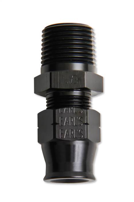 Earl's Performance - Earls Plumbing Aluminum NPT to Tubing Compression Adapter AT165206ERL