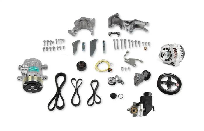 Holley - Holley Performance Low LS Accessory Drive System Kit 20-162