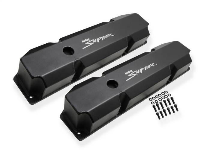 Holley - Holley Performance Aluminum Valve Cover Set 890005B