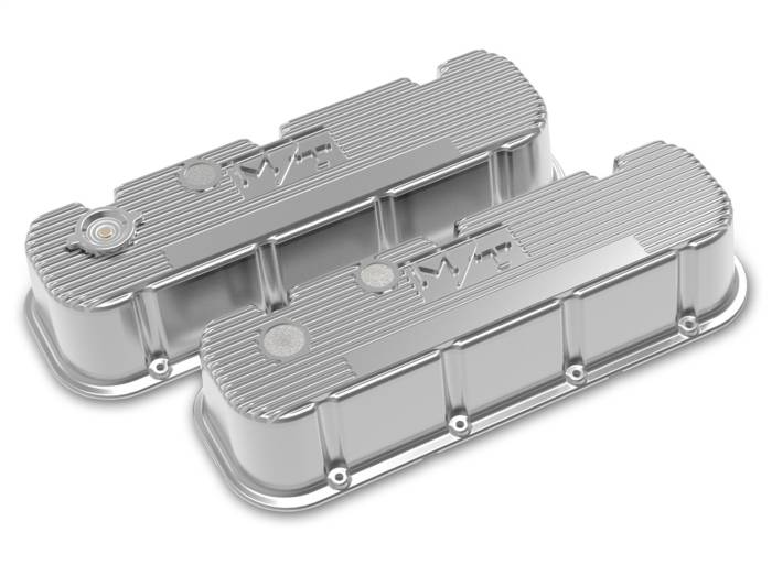 Holley - Holley Performance M/T Retro Aluminum Valve Covers 241-151