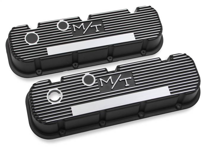 Holley - Holley Performance M/T Retro Aluminum Valve Covers 241-85