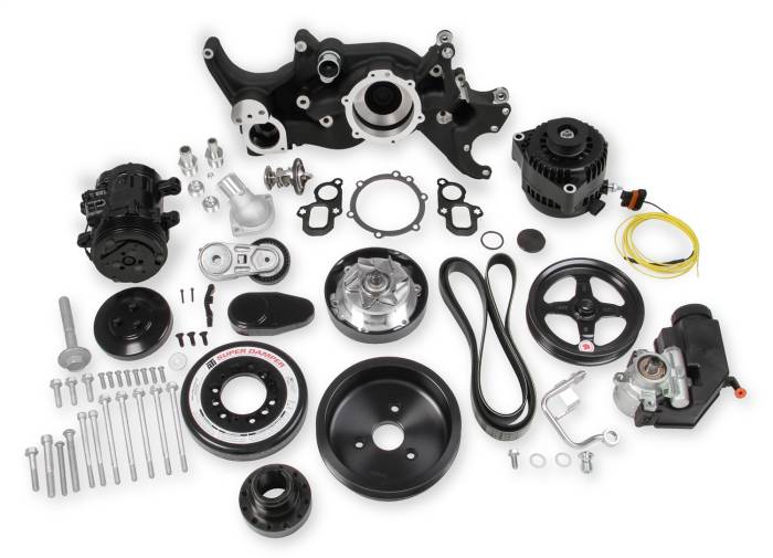 Holley - Holley Performance Mid-Mount LT Accessory Drive System Kit 20-200BK