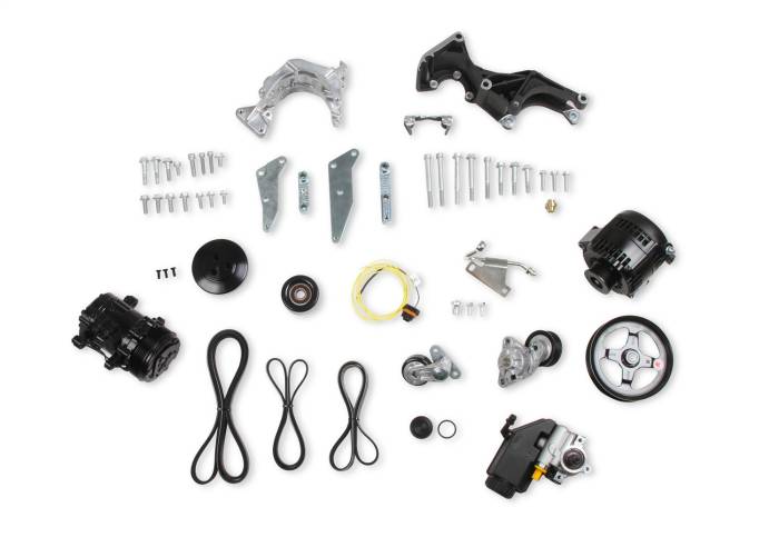 Holley - Holley Performance Low LS Accessory Drive System Kit 20-162P