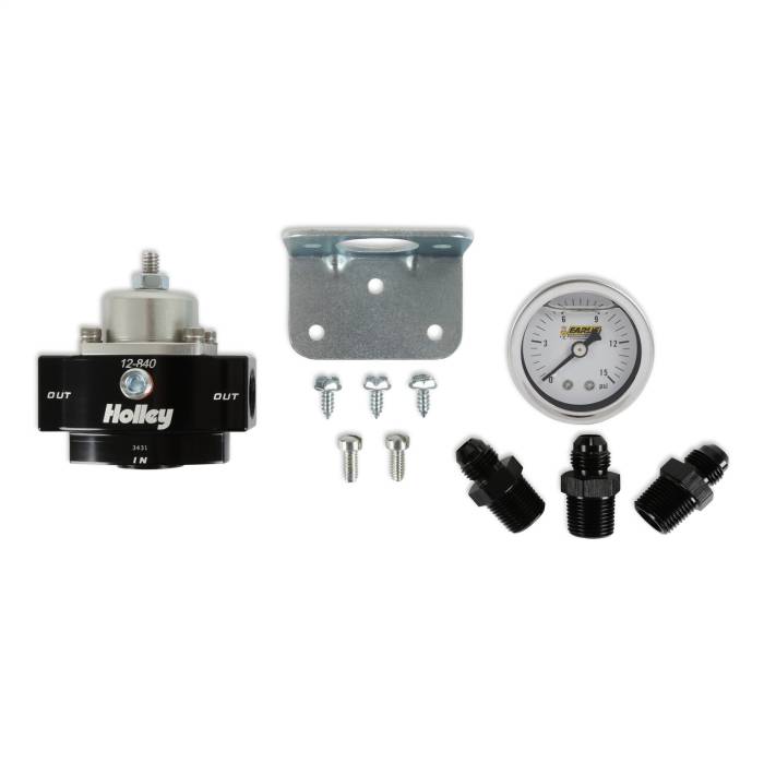 Holley - Holley Performance Billet By-Pass Fuel Regulator Kit 12-840KIT
