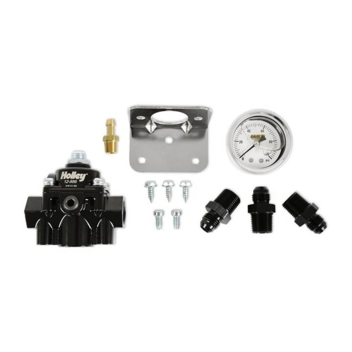 Holley - Holley Performance Die Cast By-Pass Fuel Pressure Regulator Kit 12-886KIT
