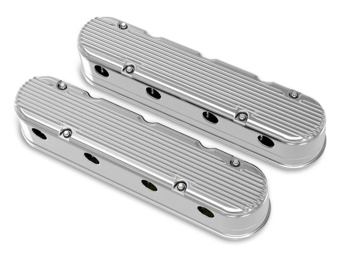 Holley - Holley Performance Aluminum Valve Cover Set 241-181