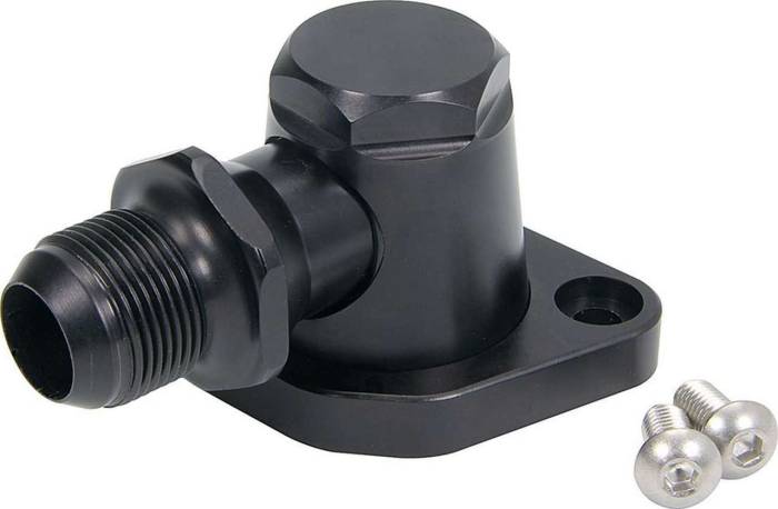 Clearance Items - Water Neck, -16AN Black 90 Degree Swivel Allstar Performance ALL30372 (800-ALL30372)