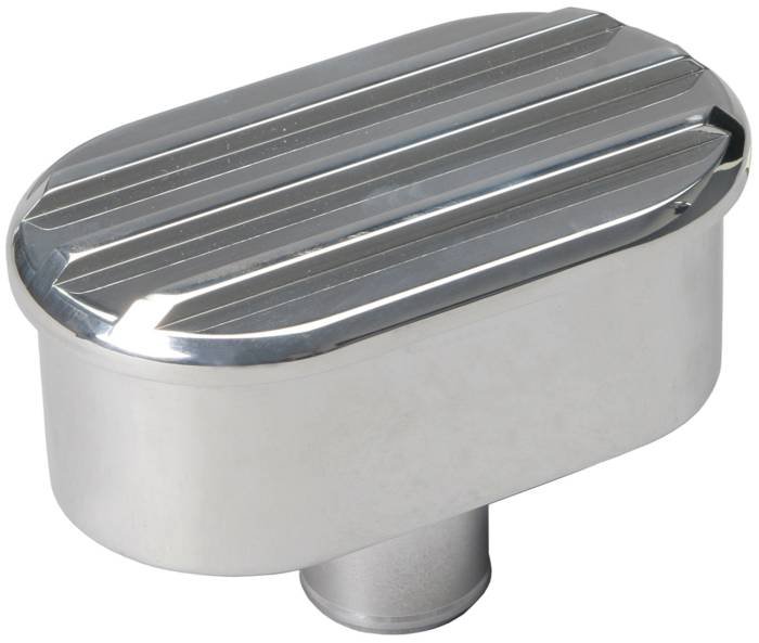Clearance Items - Trans Dapt Push In Finned Polished Aluminum Breather 1-1/4" hole 6611 (800-TD6611)