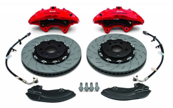 GM (General Motors) - 84236462 - Brembo Performance Front Brake Package (Six-Piston Calipers), 2016-2020 Camaro LT And SS