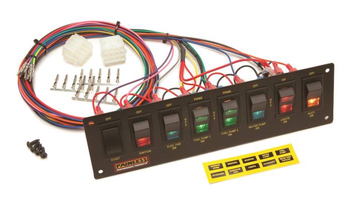 Painless Wiring - Painless Wiring 8-Switch Panel 50201