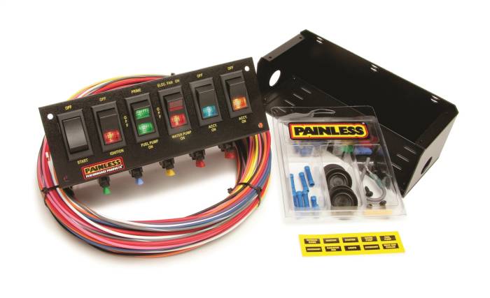 Painless Wiring - Painless Wiring 6-Switch Fused Panel 50302
