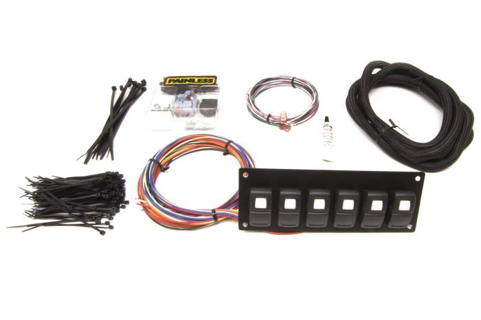 Painless Wiring - Painless Wiring Track Rocker 6-Switch Panel 58104
