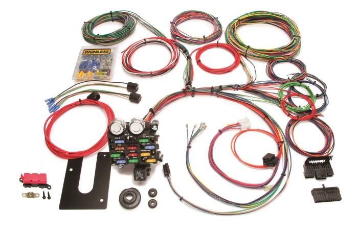 Painless Wiring - Painless Wiring 21 Circuit Classic Customizable Chassis Harness 10101