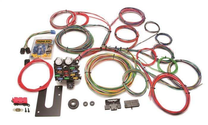 Painless Wiring - Painless Wiring 21 Circuit Classic Customizable Chassis Harness 10102