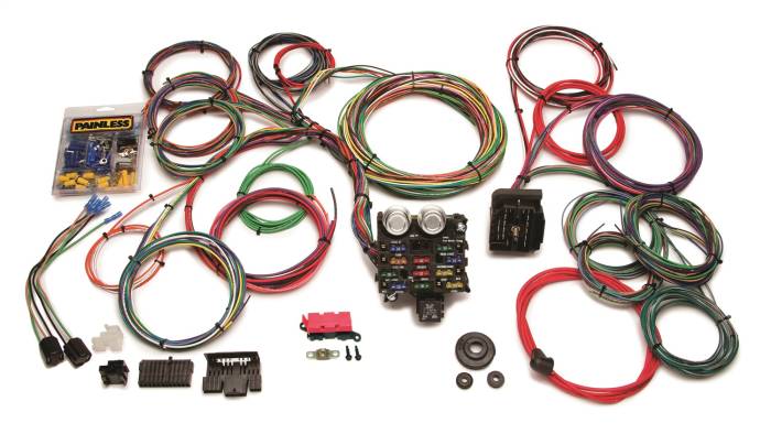 Painless Wiring - Painless Wiring 21 Circuit Classic Customizable Muscle Car Harness 20103