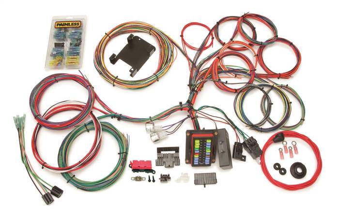 Painless Wiring - Painless Wiring 26 Circuit Customizable Weatherproof Chassis Harness 10140