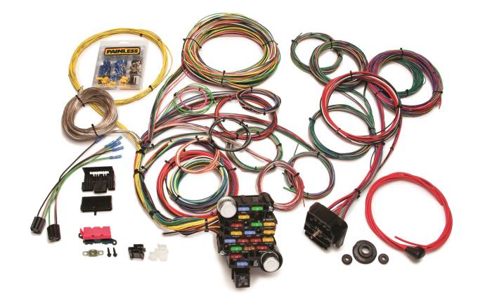 Painless Wiring - Painless Wiring 28 Circuit Classic-Plus Customizable Muscle Car Harness 20104